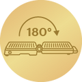 Öffnung bis zu 180°4