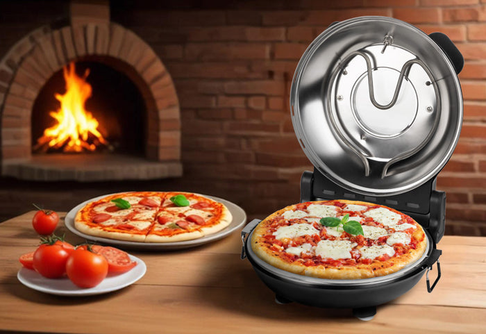 Bis zu 400 °C für Pizza wie aus der Pizzeria.