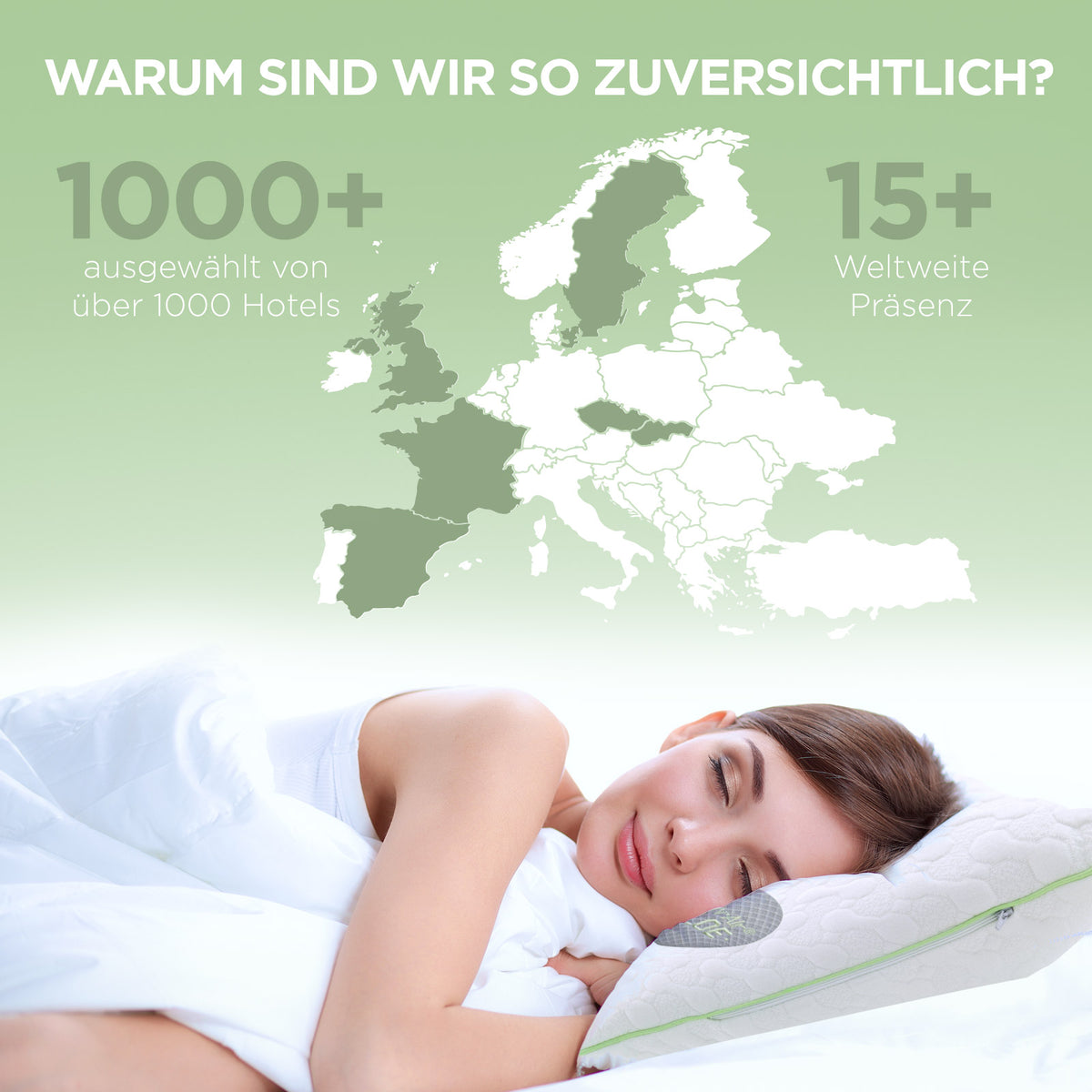 aloe vera kissen dänisches bettenlager Vitapur ergonomisches klassisches Kopfkissen AloeVera ActiveAir, 40 x – Vitapur.DE